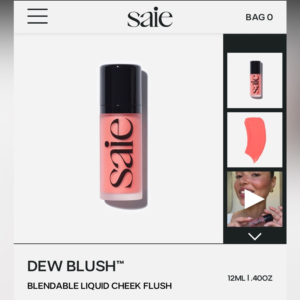 Saie Dew Blush Hottie